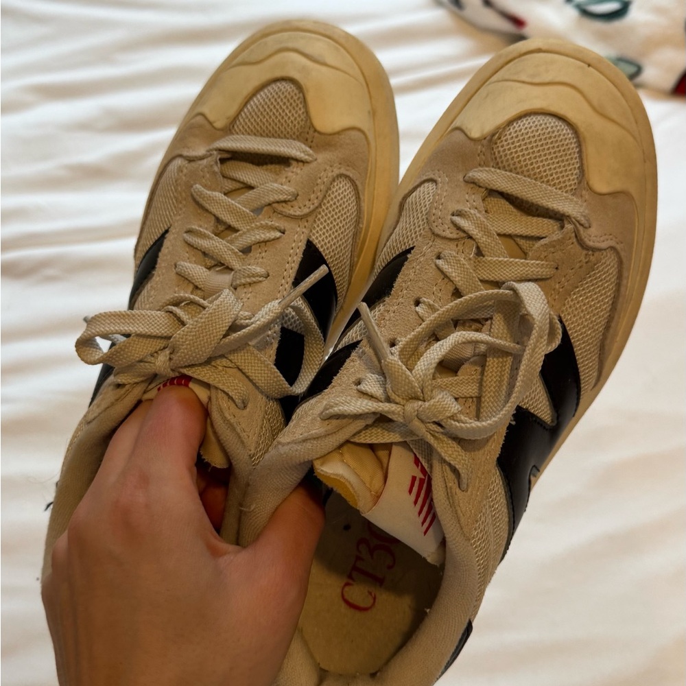 New Balance Beige and Black Women's Shoes